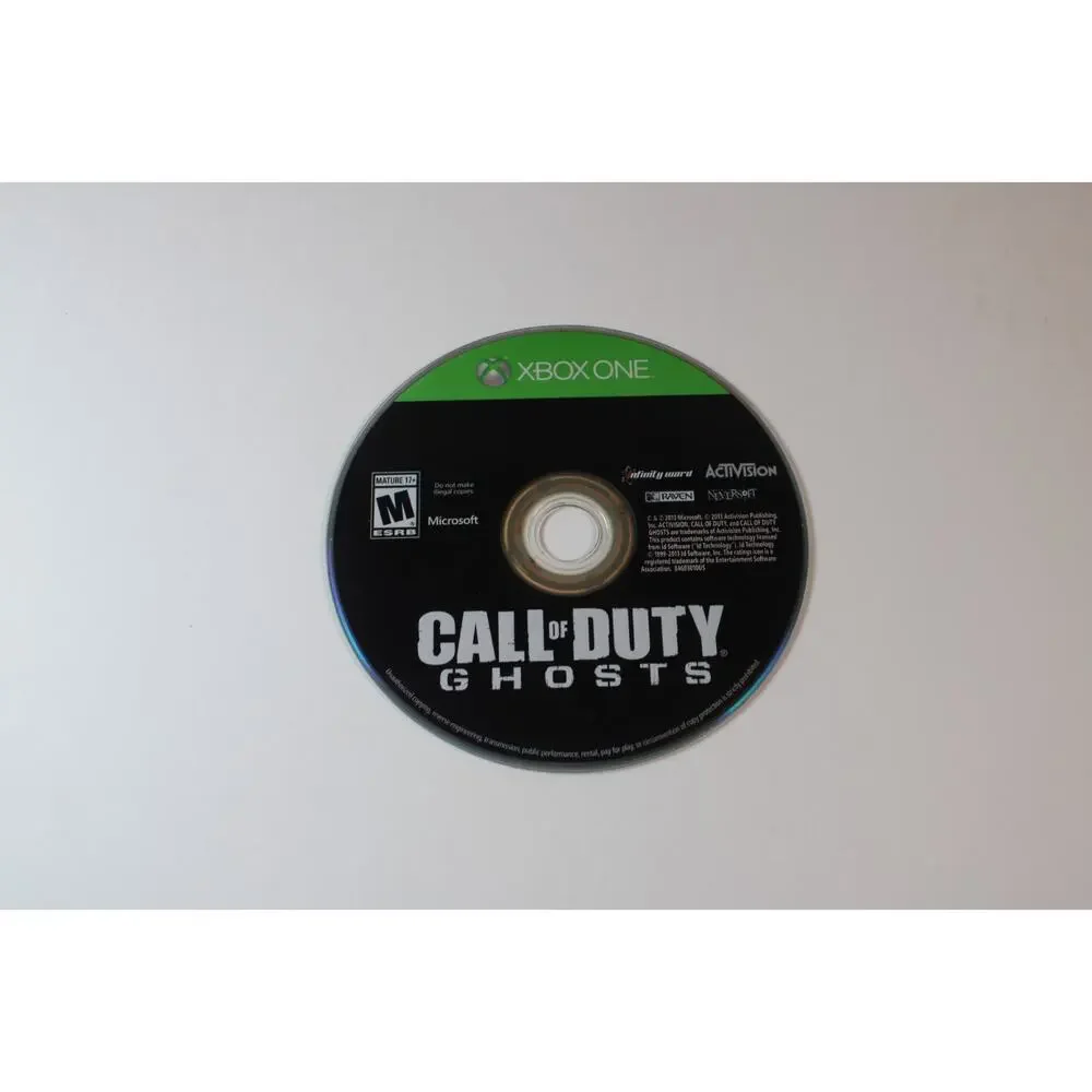 Call of Duty: Ghosts (Microsoft Xbox One, 2013) Authentic, game disc only tested